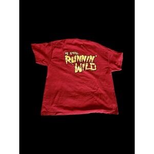 Wrestling WWF Hulk Hogan Hulkamania Vintage Red T-shirt Tee XL AAA Tag